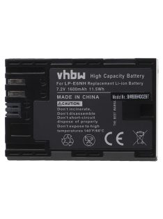 Canon LP-E6, LP-E6NH akkumulátor - 1600 mAh, 7,2 V, Li-Ion