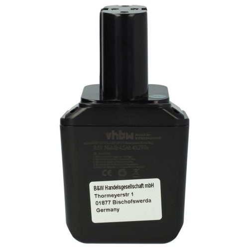 VHBW Electric Hand Tool Battery Bosch 2607300002, 26073000002, 2 607 3000 002 - 4500 mAh, 9.6 V, NiMH