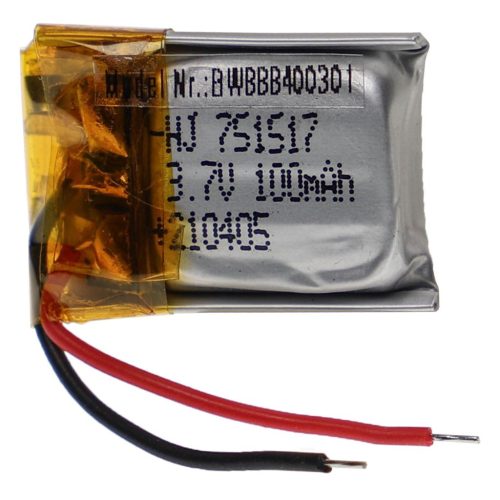 VHBW Model Maker Tool Battery - 100 mAh 3.7 V Li-Polymer, Without Connector