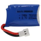 VHBW Model Maker Tool Battery - 200 mAh 3.7 V Li-Polymer, XH 2.54 2P