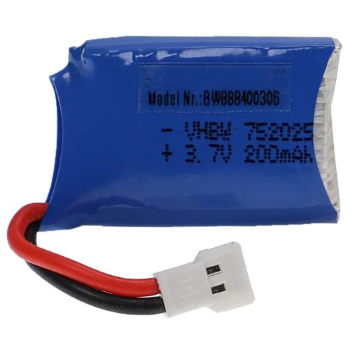 VHBW Model Maker Tool Battery - 200 mAh 3.7 V Li-Polymer, XH 2.54 2P