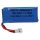 Modellkészítő eszköz akkumulátor - 500 mAh 3,7 V Li-polimer, XH 2,54 2P