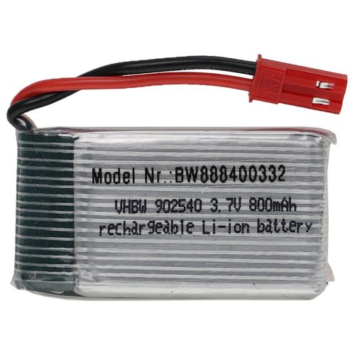 VHBW Model Maker Tool Battery - 800 mAh 3.7 V Li-Polymer, BEC