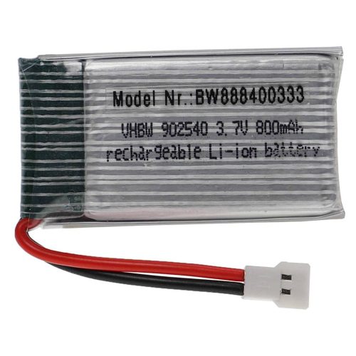 VHBW Model Maker Tool Battery - 800 mAh 3.7 V Li-Polymer, XH 2.54 2P
