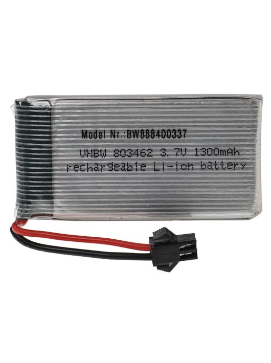 Modellkészítő eszköz akkumulátor - 1300 mAh 3,7 V Li-polimer, SM-2P