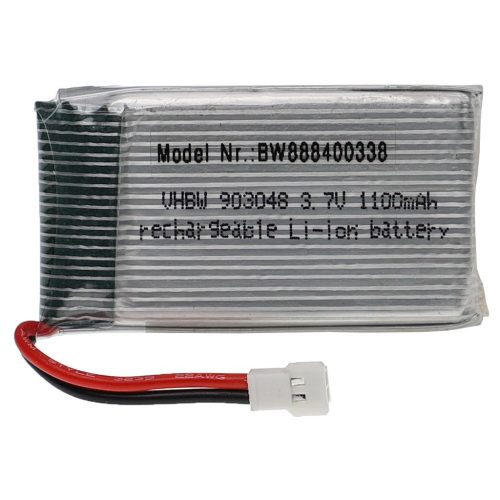 VHBW Model Maker Tool Battery - 1100 mAh 3.7 V Li-Polymer, XH 2.54 2P