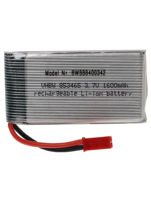 Modellkészítő eszköz akkumulátor - 1600 mAh 3,7 V Li-polimer, BEC