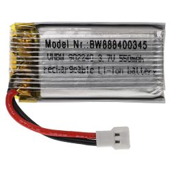   VHBW Model Maker Tool Battery - 550 mAh 3.7 V Li-Polymer, XH 2.54 2P