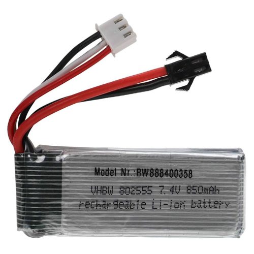 VHBW Model Maker Tool Battery - 850 mAh 7.4 V Li-Polymer, SM-2P