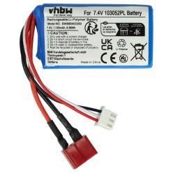   Modellkészítő eszköz akkumulátor - 1200 mAh 7,4 V Li-polimer, T-System AWG16