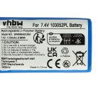 VHBW Model Maker Tool Battery - 1200 mAh 7.4 V Li-Polymer, T-System AWG16