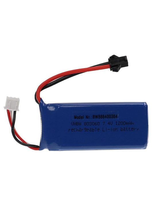 Modellkészítő eszköz akkumulátor - 1200 mAh 7,4 V Li-polimer, SM-2P