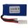 Modellkészítő eszköz akkumulátor - 1500 mAh 7,4 V Li-polimer, EL-2P