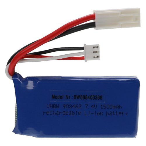VHBW Model Maker Tool Battery - 1500 mAh 7.4 V Li-Polymer, EL-2P