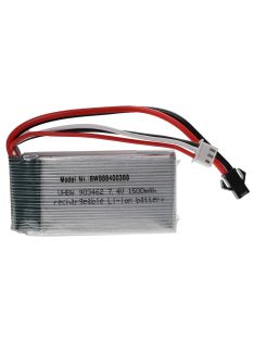   Modellkészítő eszköz akkumulátor - 1500 mAh 7,4 V Li-polimer, SM-2P