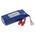 VHBW Model Maker Tool Battery - 1600 mAh 7.4 V Li-Polymer, 3.5 mm Banana Plug