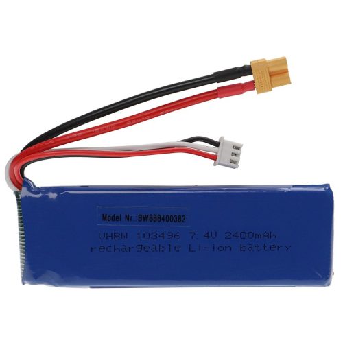 VHBW Model Maker Tool Battery - 2400 mAh 7.4 V Li-Polymer, XT30