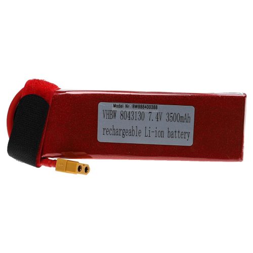 VHBW Model Maker Tool Battery - 3500 mAh 7.4 V Li-Polymer, XT60