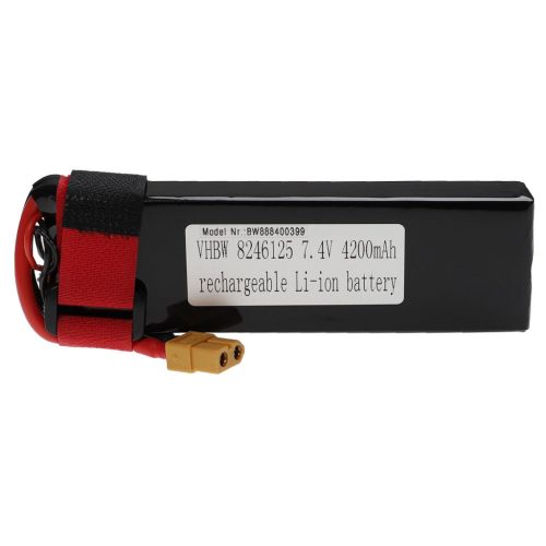 VHBW Model Maker Tool Battery - 4200 mAh 7.4 V Li-Polymer, XT60