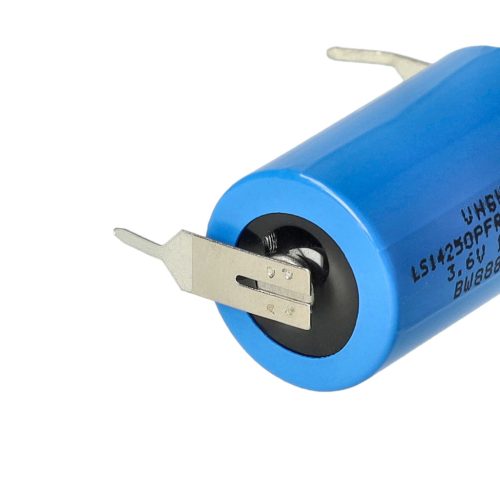VHBW 1/2 AA Battery LS14250PFR - 1200 mAh 3.6 V Li-SOCl2