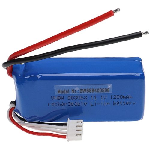 VHBW Model Maker Tool Battery - 1200 mAh 11.1 V Li-Polymer, No Connector