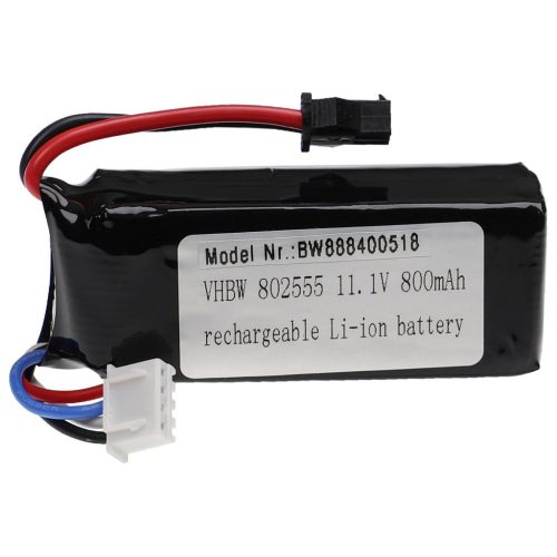 VHBW Model Maker Tool Battery - 800 mAh 11.1 V Li-Polymer, SM-2P