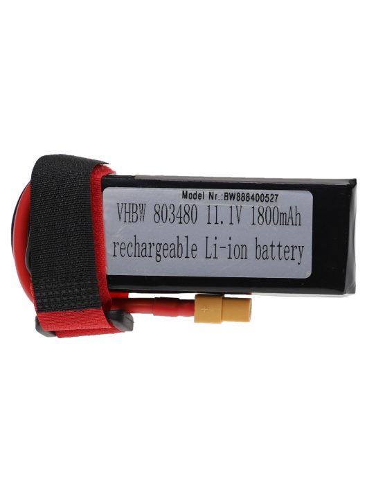 Modellkészítő eszköz akkumulátor - 1800 mAh 11,1 V Li-polimer, XT60