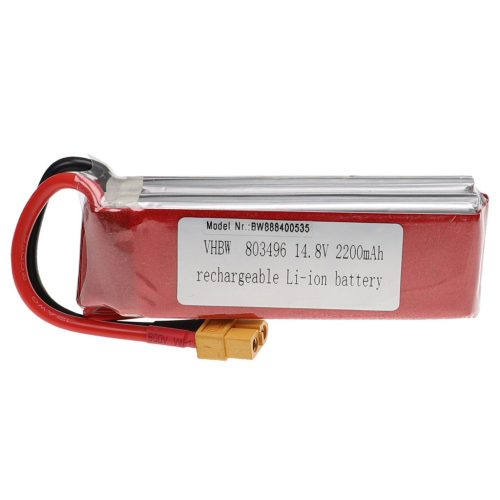 VHBW Model Maker Tool Battery - 2200 mAh 14.8 V Li-Polymer, XT60