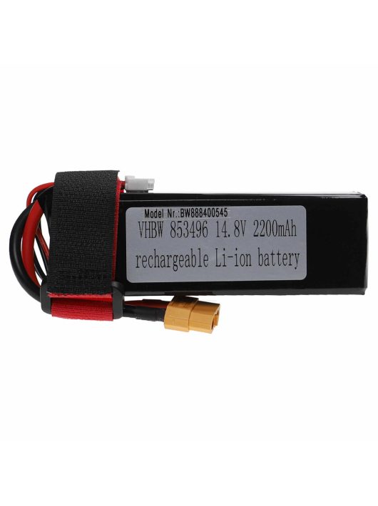 Modellkészítő eszköz akkumulátor - 2200 mAh 14,8 V Li-polimer, XT60