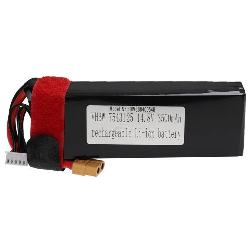 VHBW Model Maker Tool Battery - 3500 mAh 14.8 V Li-Polymer, XT60