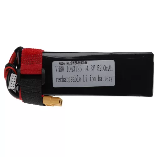 VHBW Model Maker Tool Battery - 5200 mAh 14.8 V Li-Polymer, XT60