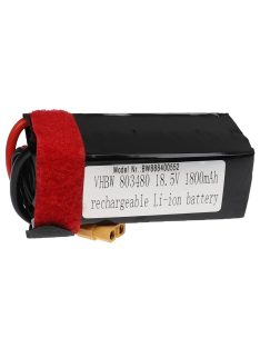   Modellkészítő eszköz akkumulátor - 1800 mAh 18,5 V Li-polimer, XT60