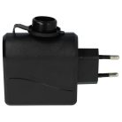 VHBW Autós Adapter 12 V Autós Töltő - 220 V Hálózati Tápellátás - 3000 mA, USB Porttal