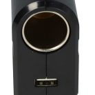 VHBW Autós Adapter 12 V Autós Töltő - 220 V Hálózati Tápellátás - 3000 mA, USB Porttal