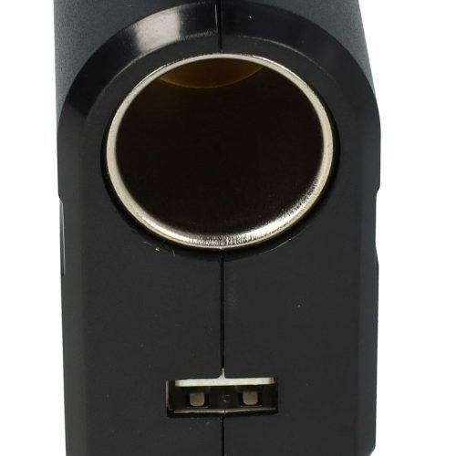 VHBW Autós Adapter 12 V Autós Töltő - 220 V Hálózati Tápellátás - 3000 mA, USB Porttal