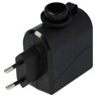 VHBW Autós Adapter 12 V Autós Töltő - 220 V Hálózati Tápellátás - 3000 mA, USB Porttal