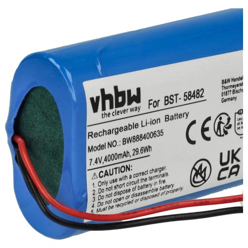 VHBW Pool cleaner Battery Bestway Flowclear Aquatronix - 4000 mAh 7.4 V Li-Ion