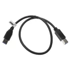 VHBW USB 3.0 Type B Data Cable, 50 cm, Black