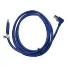 VHBW USB 3.0 Type B Data Cable, 1.8 m, Blue