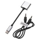 VHBW USB C Adapter 2 in 1 AUX, Huawei, Xiaomi, Motorola Jack Cable