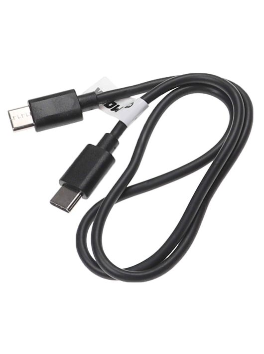 USB C Töltőkábel - 50 cm, Fekete