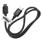 VHBW USB C Charging Cable - 50 cm, Black