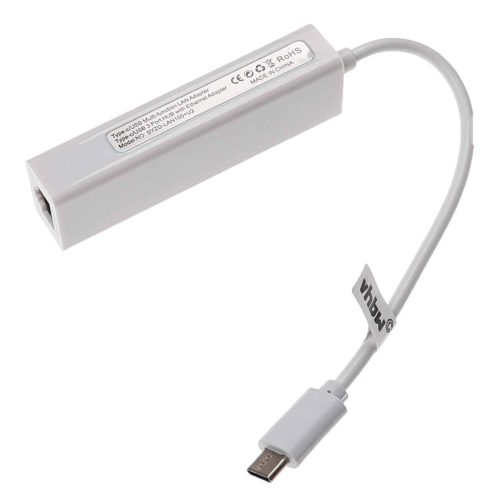 USBC m - RJ45 f Ethernet Adapter + 3 USB Aljzat