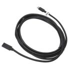 VHBW USB C Verlängerungskabel für verschiedene Tablets, Notebooks, Smartphones, Computer - 3 m schwarz, USB 3.1 C Kabel