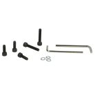 VHBW Battery Case E-Scooter, Motor Scooter - Box with Screws, Aluminum Alloy Black Silver