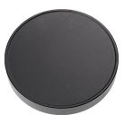 VHBW 80 mm Aluminum Anodized Lens Cap, Flannel Inner, Matte Black
