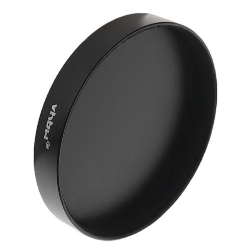 VHBW 80 mm Aluminum Anodized Lens Cap, Flannel Inner, Matte Black