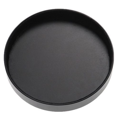 VHBW 80 mm Aluminum Anodized Lens Cap, Flannel Inner, Matte Black