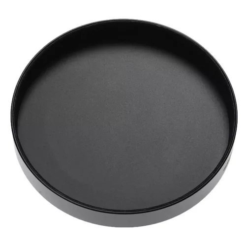 VHBW 85 mm Aluminium eloxierte Objektivdeckel, Flanell Innen, Matt Schwarz