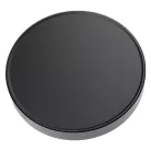 VHBW 85 mm Aluminium eloxierte Objektivdeckel, Flanell Innen, Matt Schwarz